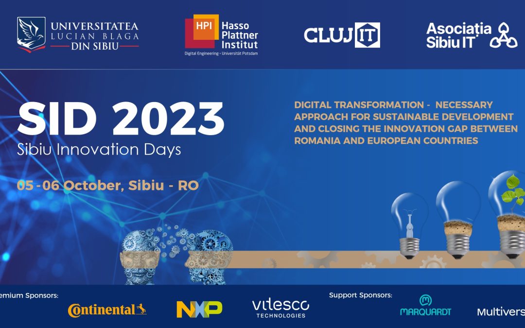 Sibiu Innovation Days 2023, Onsite conference, 5-6 October