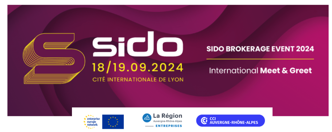 SIDO Brokerage Event 2024 – Eveniment de afaceri în domeniul tehnologiilor IoT, Inteligență Artificială, robotică, XR și securitate cibernetică | 18 – 27 septembrie 2024!