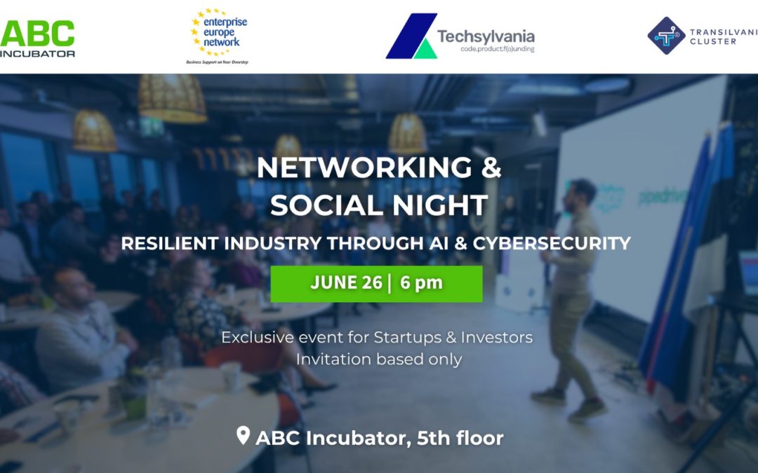 Networking & Social Night – RESILIENT INDUSTRY THROUGH AI & CYBERSECURITY