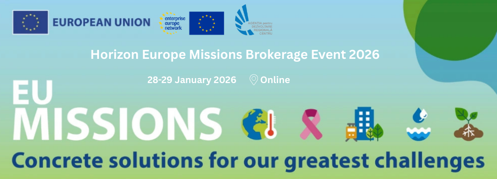 Horizon Europe Missions Brokerage Event 2026: Oportunități strategice de parteneriat pentru proiecte de impact comunitar